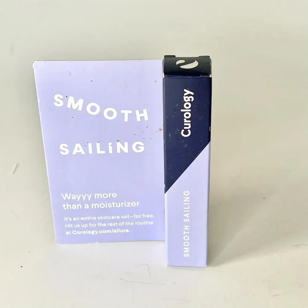 Curology Smooth Sailing Moisturizer Hydration Day Night Travel .5 oz 15ml NIB
